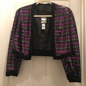 Marc by Marc Jacobs sequined bolero jacket Sz L